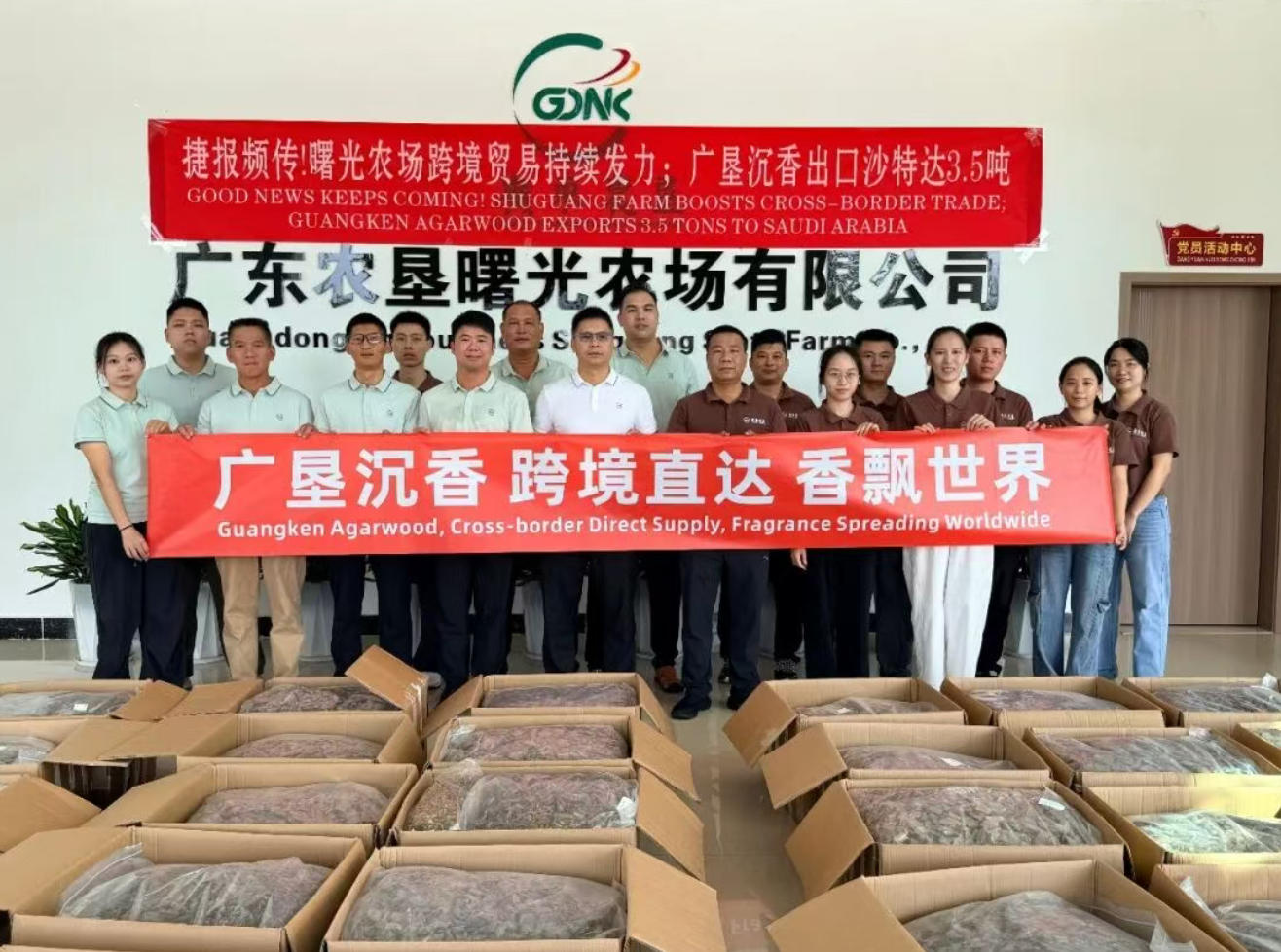 香飘世界!广垦沉香出口捷报频传(图1) 香飘世界!广垦沉香出口捷报频传(图1)