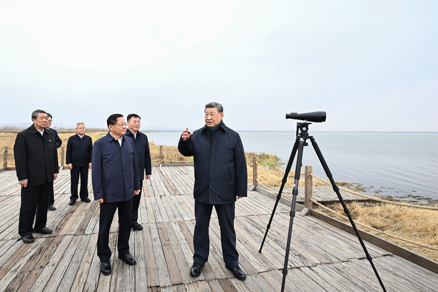 习近平在内蒙古乌兰察布考察时强调 统筹高质量发展和高水平保护(图1) 习近平在内蒙古乌兰察布考察时强调 统筹高质量发展和高水平保护(图1)